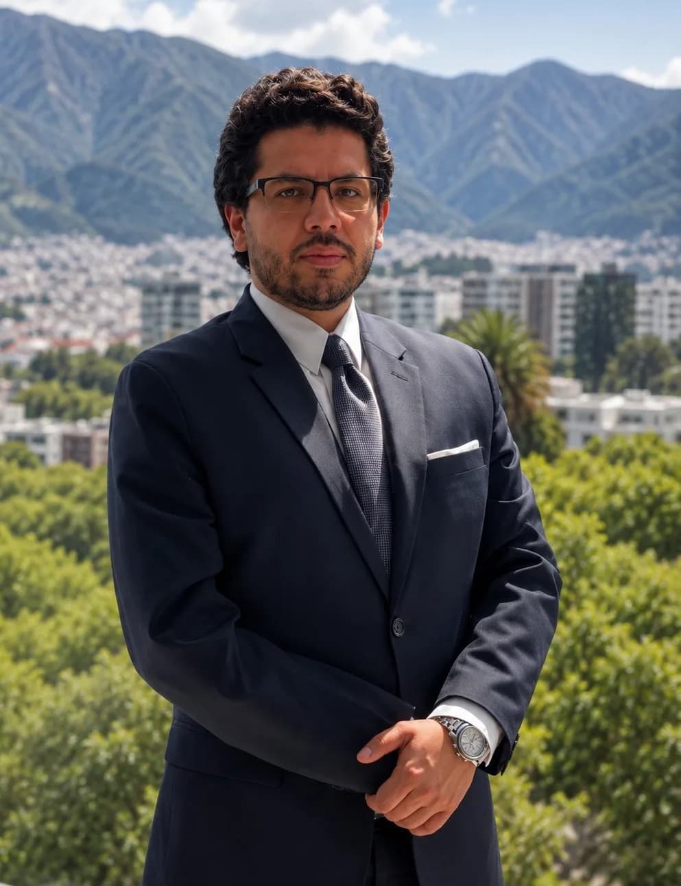 Retrato de Abg. Elhías De La Torre